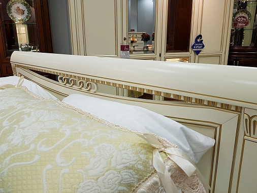 Кровать двуспальная "Флоренция" без изножья шир.1600 мм (арт.3615)